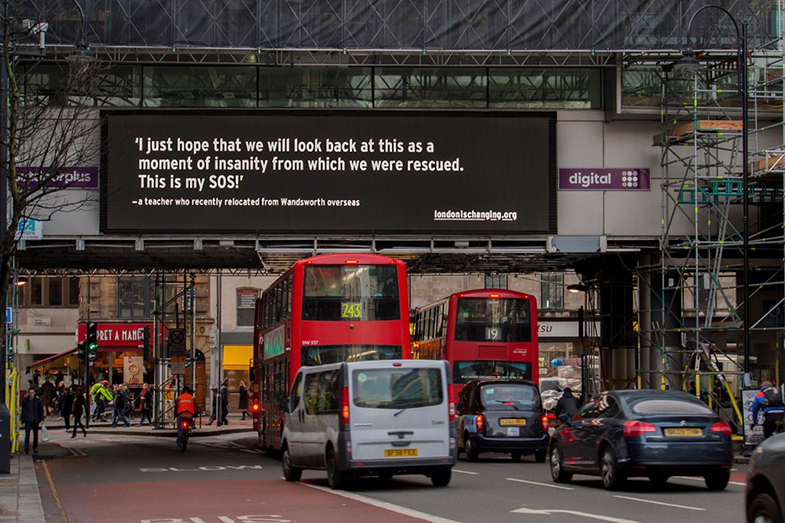 London is Changing Billboard