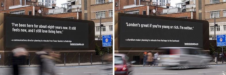 London is Changing Billboards